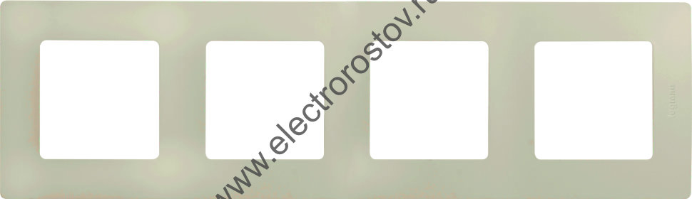Etika Слоновая кость Рамка 4-ая Legrand