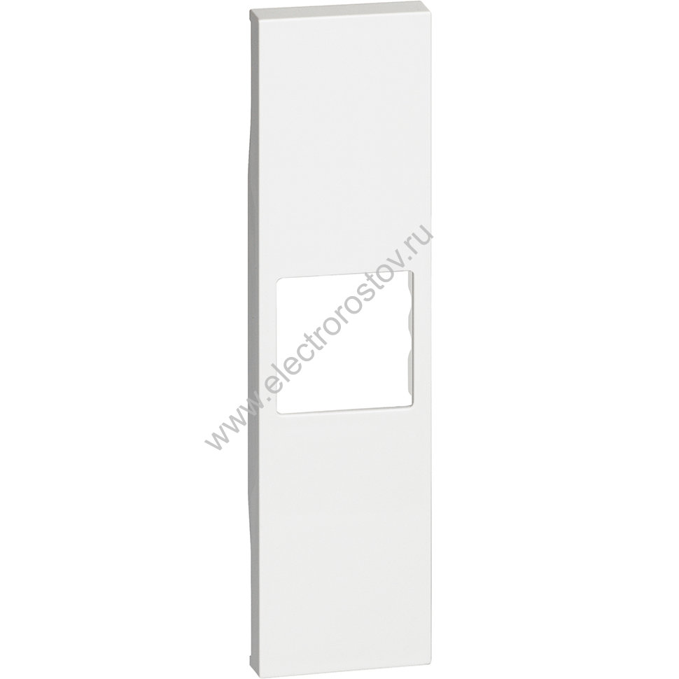 Living now Белый Лицевая панель для адаптеров Keystone RJ45 1 мод Bticino