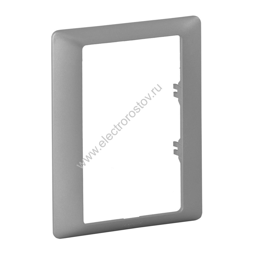 Valena LIFE Алюминий Рамка для двойных розеток 1-ая Legrand