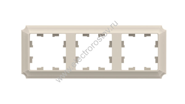 Systeme Electric AtlasDesign Antique Бежевый Рамка 3-ая, универсальная