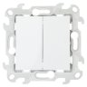 Simon 24 Белый Переключатель 2-клавишный Simon