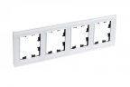 AtlasDesign Nature Стекло белый Рамка 4-ая Schneider Electric