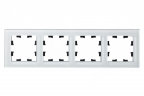 AtlasDesign Nature Стекло белый Рамка 4-ая Schneider Electric