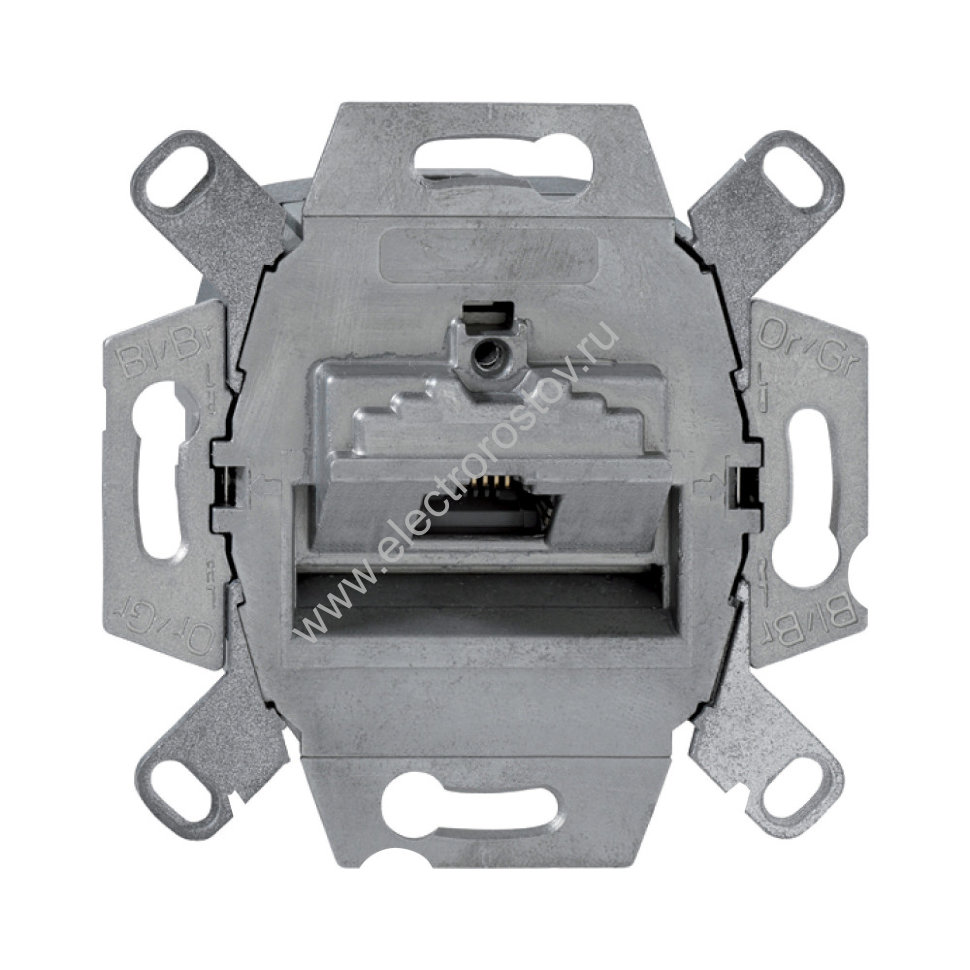 Schneider Electric Merten Механизм розетки компьютерной 1xRJ45 8 конт кат.6