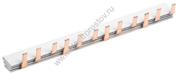 Шина соединительная PIN 3ф 12 PIN 63А IEK
