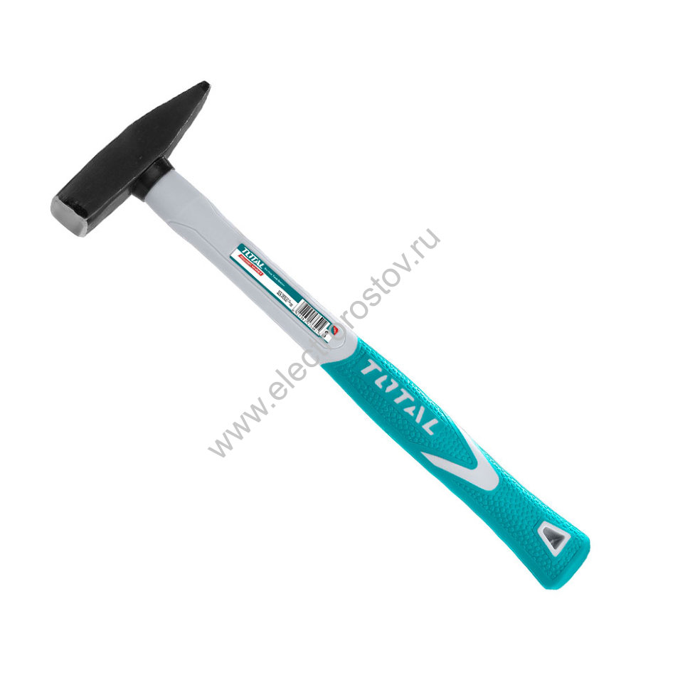 Молоток слесарный 300гр., с фиберглассовой рукояткой TOTAL