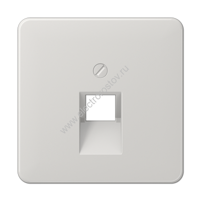 CD 500 Светло-серый Накладка 1-ой наклонной ТЛФ/комп розетки JUNG