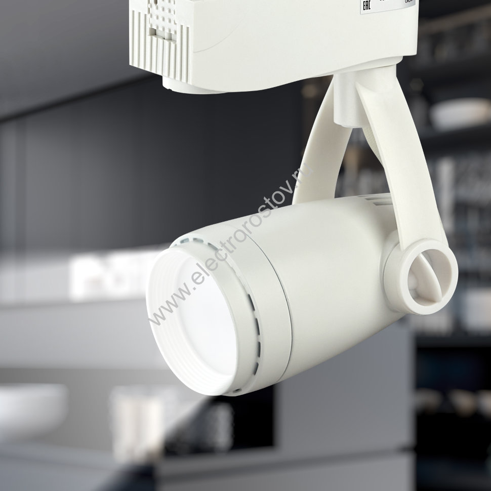 ЭРА TR12-GU10 WH Белый Светильник Трек GU10