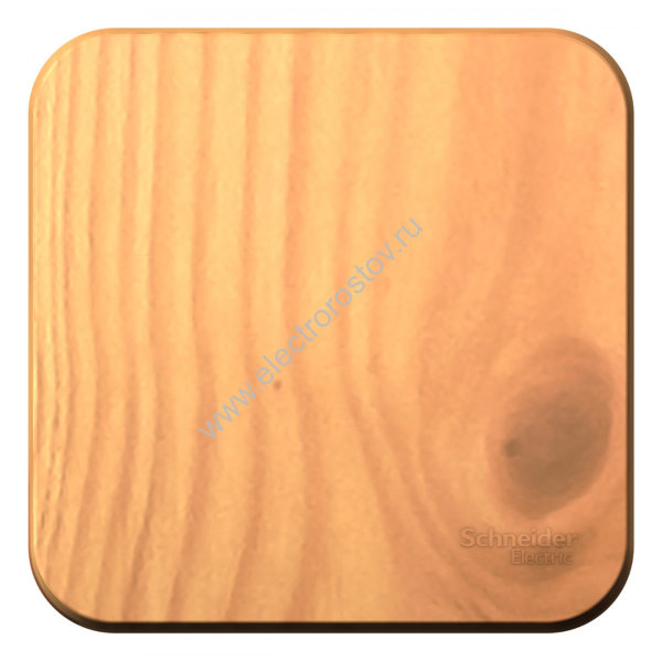 Blanca наруж Ясень Переключатель 1-клавишный 10А, 250B, изолир. пластина Schneider Electric