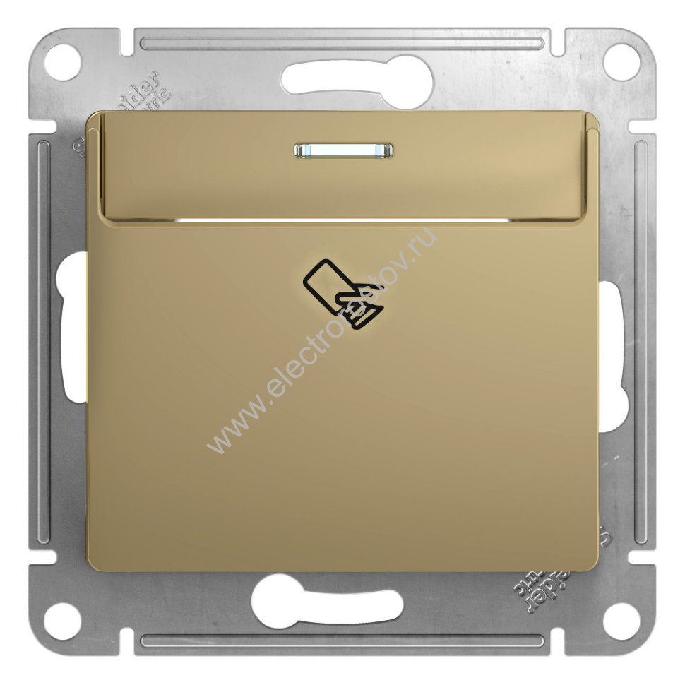 Glossa Титан Выключатель карточный Schneider Electric