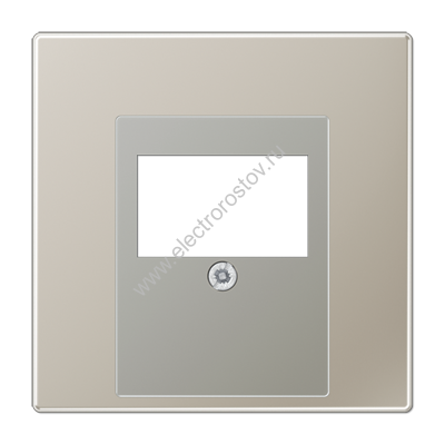 LS 990 Нержавеющая сталь Крышка для ТАЕ-розетки, моно/стерео-аудиорозетки JUNG