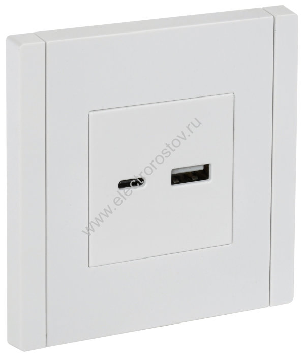 IEK FORTE&PIANO Белый Розетка USB A+C 18Вт FP251