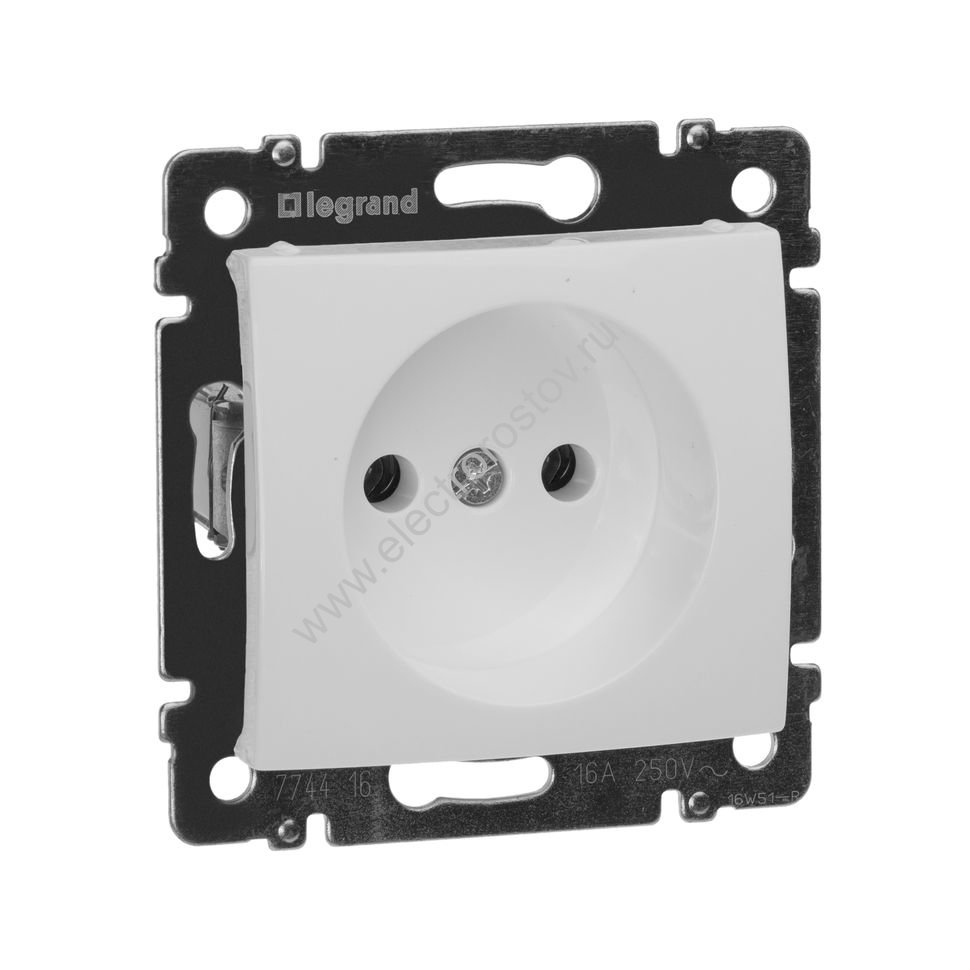 Valena Белый Розетка 1-ая б/з Legrand