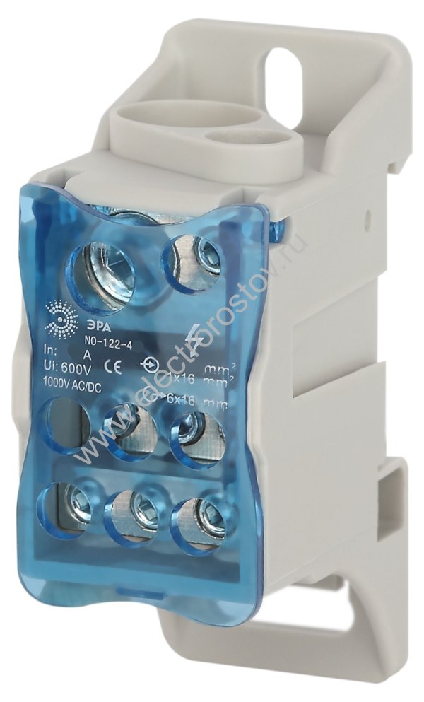 Распределительный блок на Din-рейку РБД-125А (1х35+1х16/6х16) ЭРА