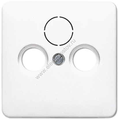 CD 500 Белый Накладка TV-FM-SAT JUNG