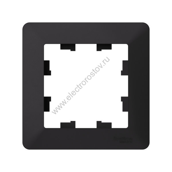 Systeme Electric AtlasDesign Air Карбон/дымчатый черный Рамка 1-ая