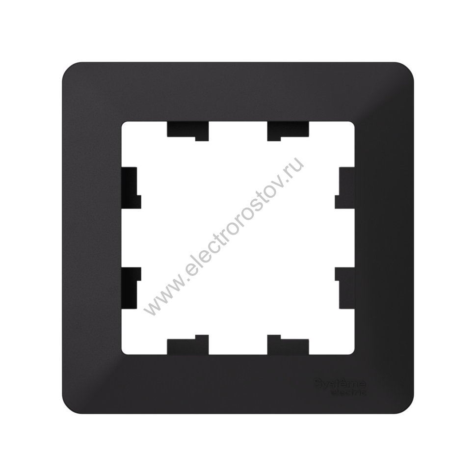 Systeme Electric AtlasDesign Air Карбон/дымчатый черный Рамка 1-ая