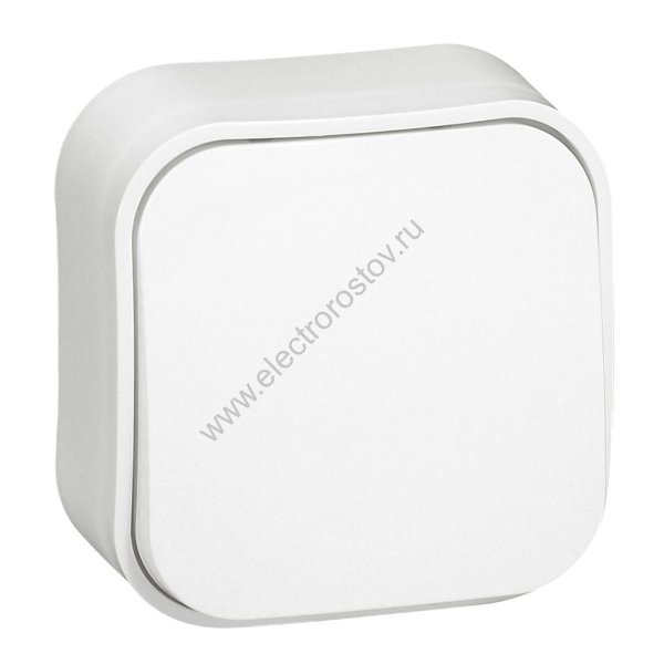 Quteo Белый Переключатель 1-клавишный Legrand