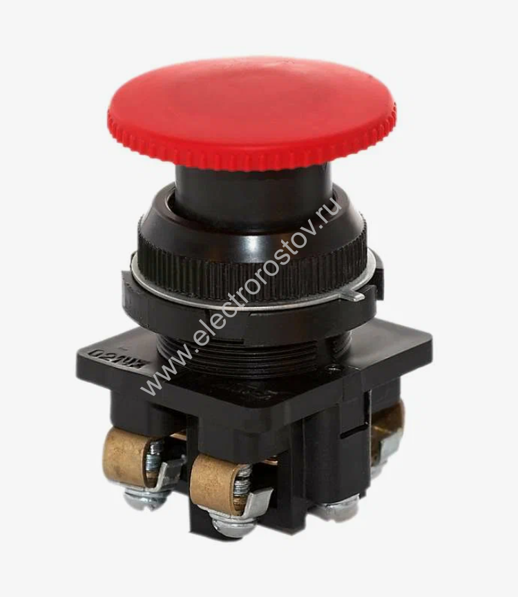 Кнопка красная КЕ  021/2 Грибок