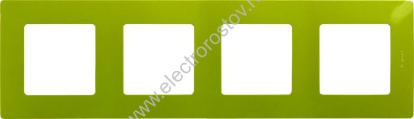 Etika Зеленый папоротник Рамка 4-ая Legrand