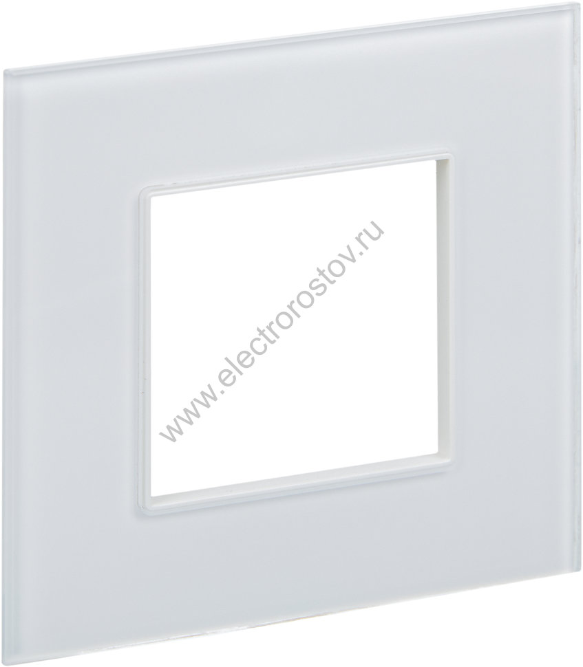 IEK SKANDY Стекло Арктический белый Рамка 1-ая SK-F21W