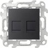 Simon 24 Графит Розетка комп(RJ45) 2-ая 5 кат UTP Simon