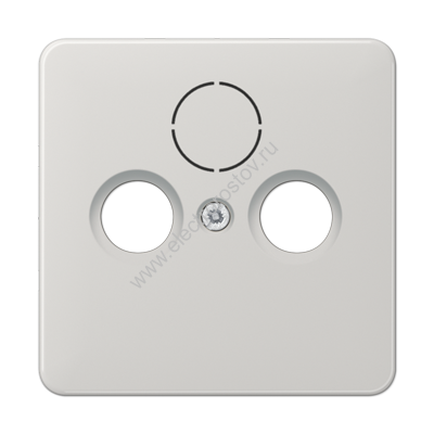 CD 500 Светло-серый Накладка TV-FM-SAT JUNG