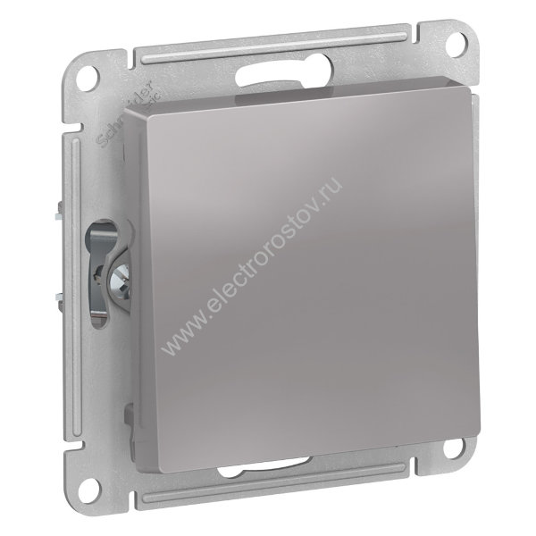 AtlasDesign Алюминий Выключатель 1-клавишный Schneider Electric