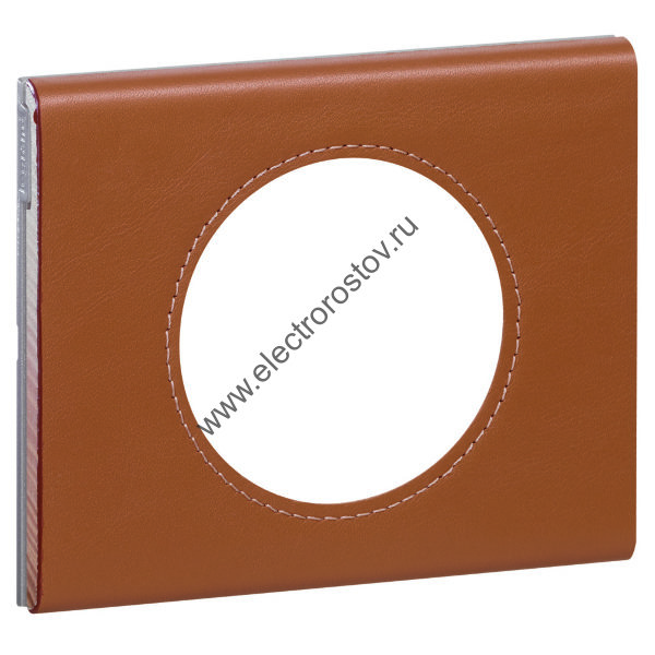 Celiane Кожа карамель Рамка 1-ая (2 мод) Legrand