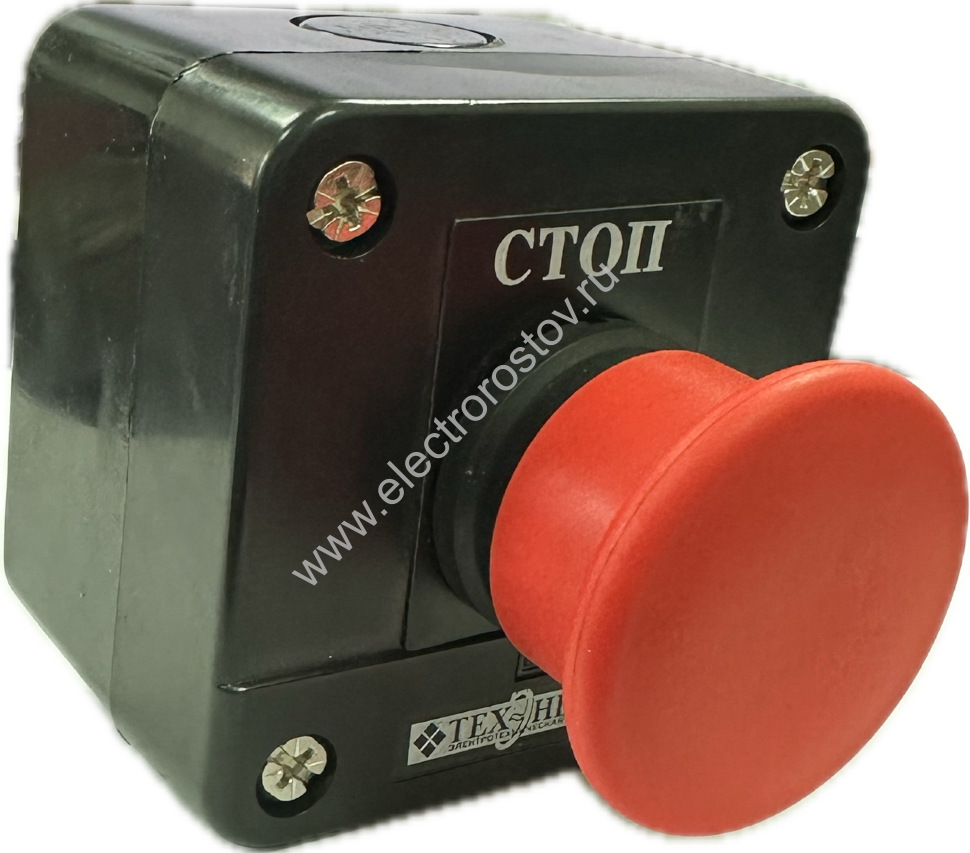 Пост кнопочный ПКЕ  222-1М  красн. гриб IP54