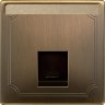 Schneider Electric Merten SD Античная латунь Накладка розетки RJ45 1-ая