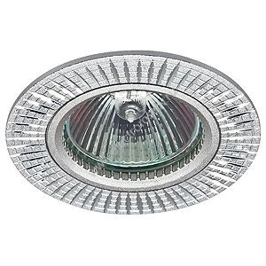 Светильник алюминиевый, серебро MR16, 12V, 50W, GU5.3 ЭРА