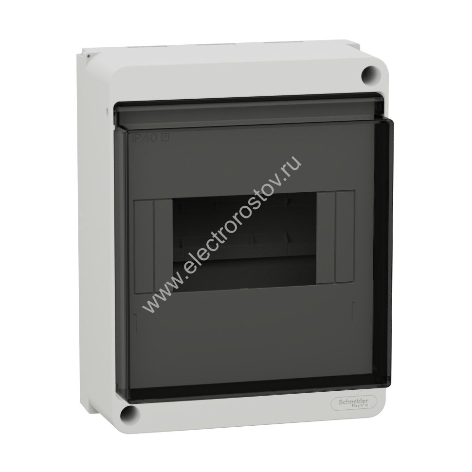 City9 XS Бокс накладной 6 модулей с прозрачной дверцой Systeme Electric