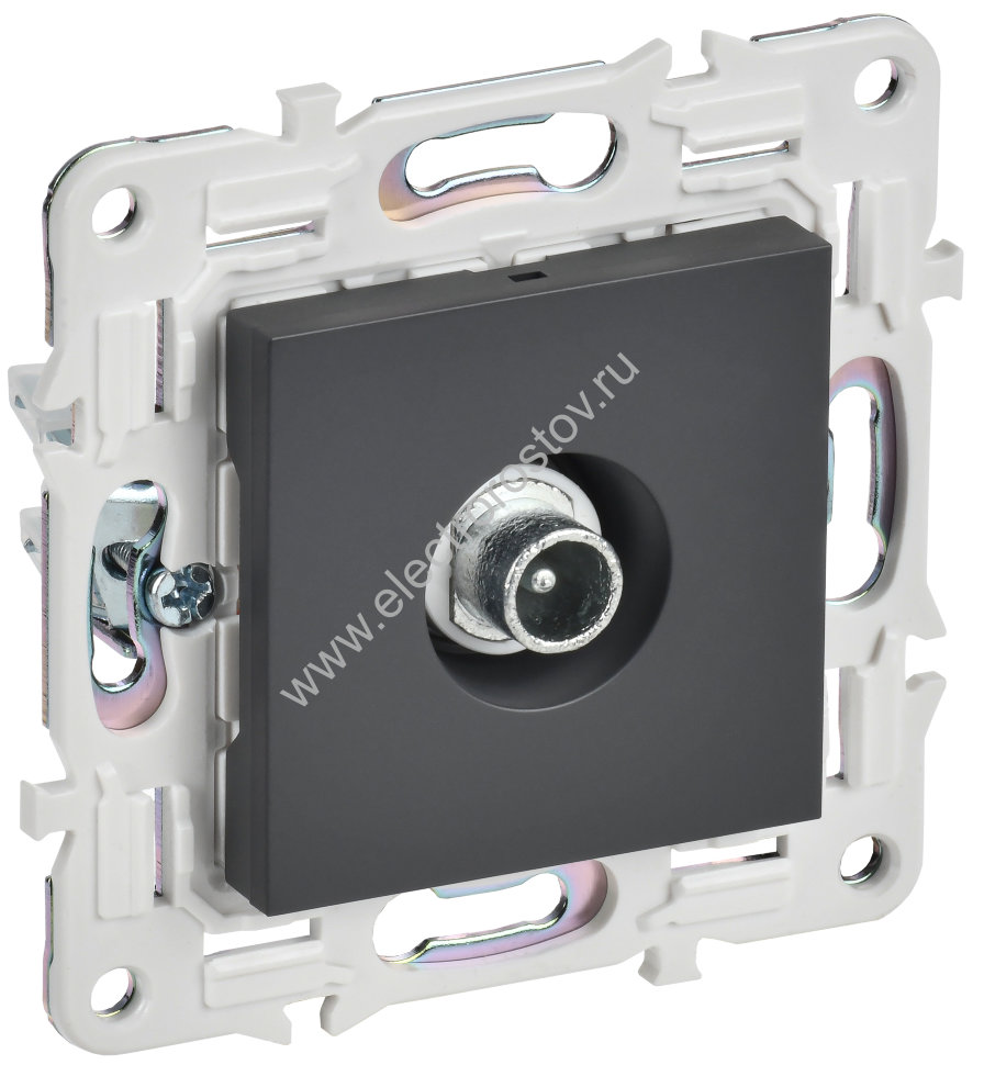 IEK SKANDY Титан Розетка TV проходная SK-A17T