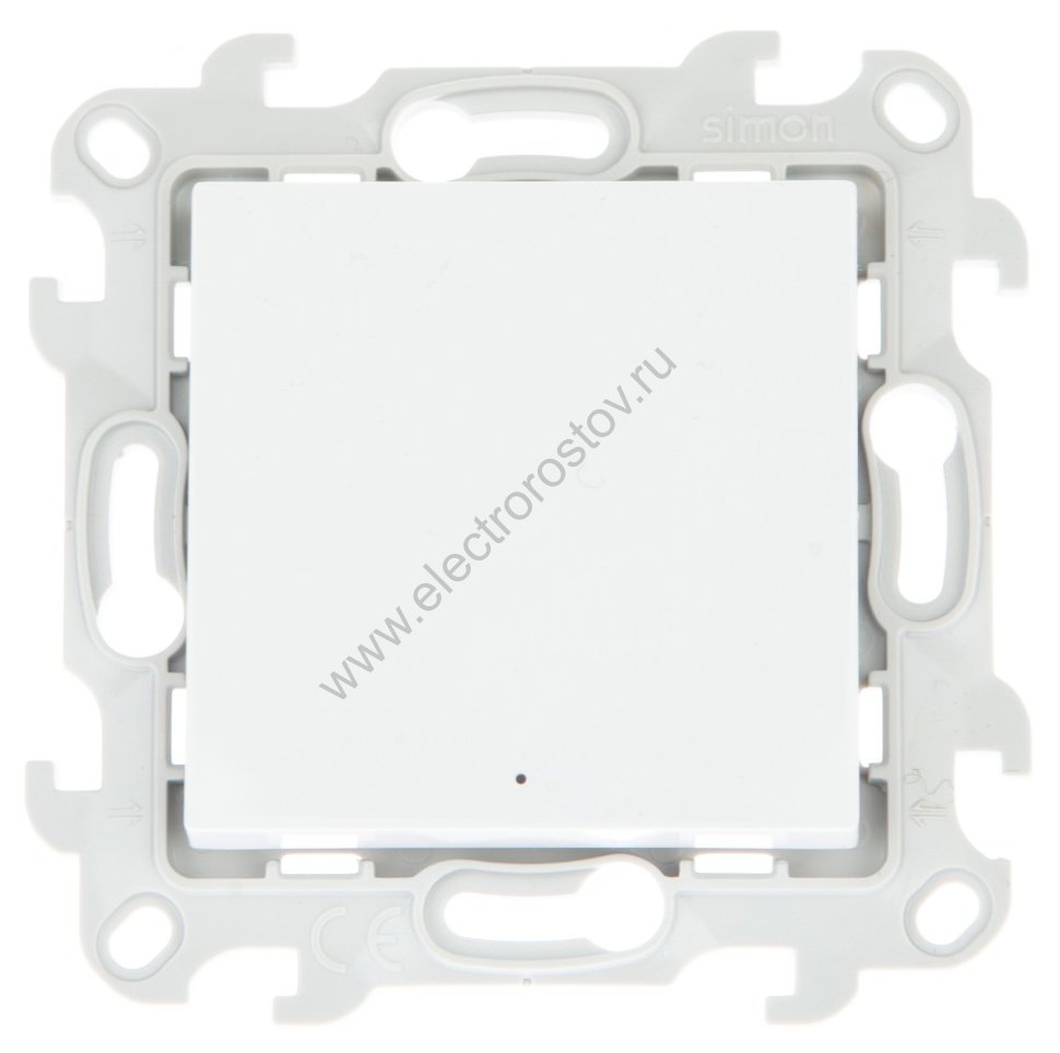 Simon 24 Белый Переключатель 1-клавишный с подсветкой Simon