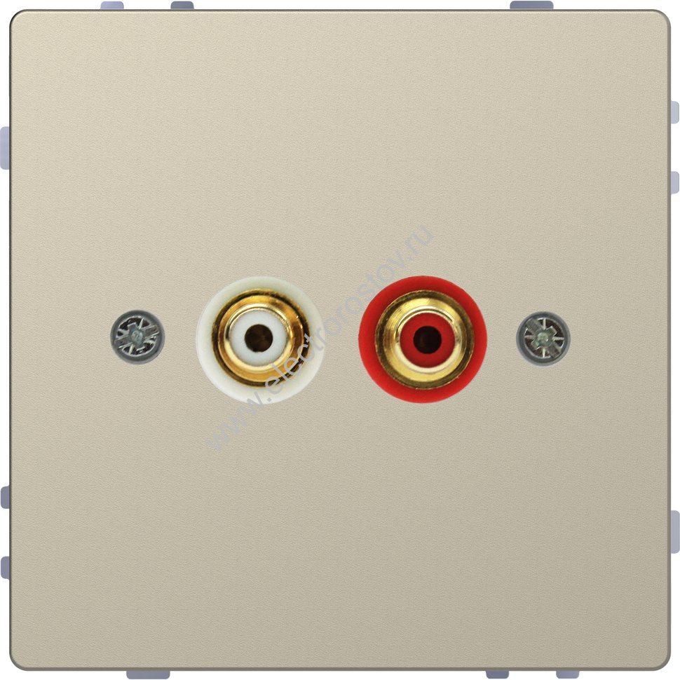 Merten D-Life Сахара Аудиорозетка с модул. тюльпан Schneider Electric