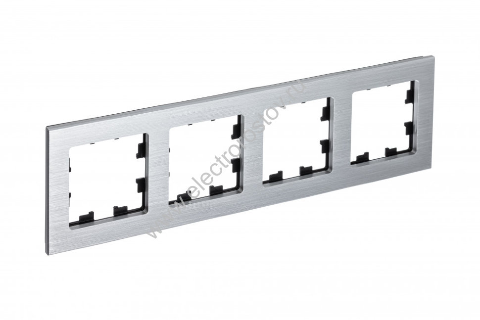 AtlasDesign Nature Металл серебро Рамка 4-ая Schneider Electric