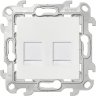 Simon 24 Белый Розетка комп(RJ45) 2-ая 5 кат UTP Simon
