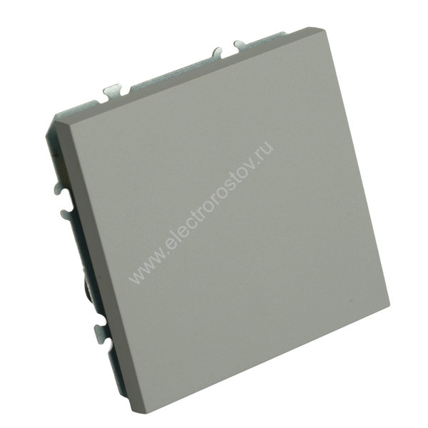 STEKKER Эмили Платиново-серый, soft touch Выключатель 1-клавишный