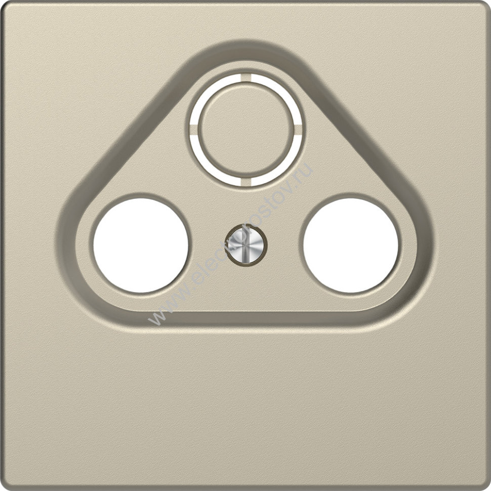 Schneider Electric Merten D-Life Сахара Накладка центральная TV розетки, 2/3 отверстий