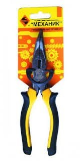 Длинногубцы 180мм с изогнутыми губками 60° ЭНКОР