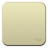 Blanca наруж Бежевый Переключатель 1-клавишный (cх.6) изолир. пластина 10А, 250B Schneider Electric