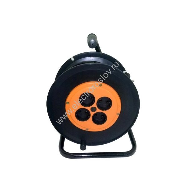 Катушка пластик. большая до 50м без заземления