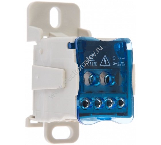 Распределительный блок на Din-рейку РБД-80А (1х16/2x16+4х10) ЭРА