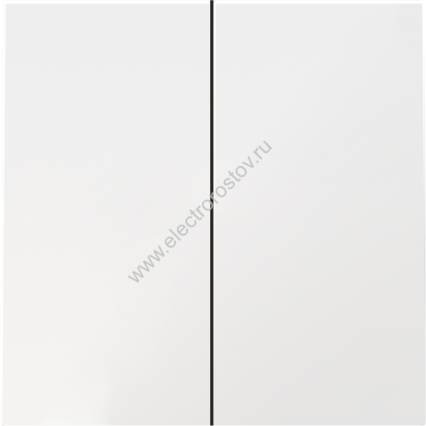 Клавиша двойная, Белый, серия (тип) DA