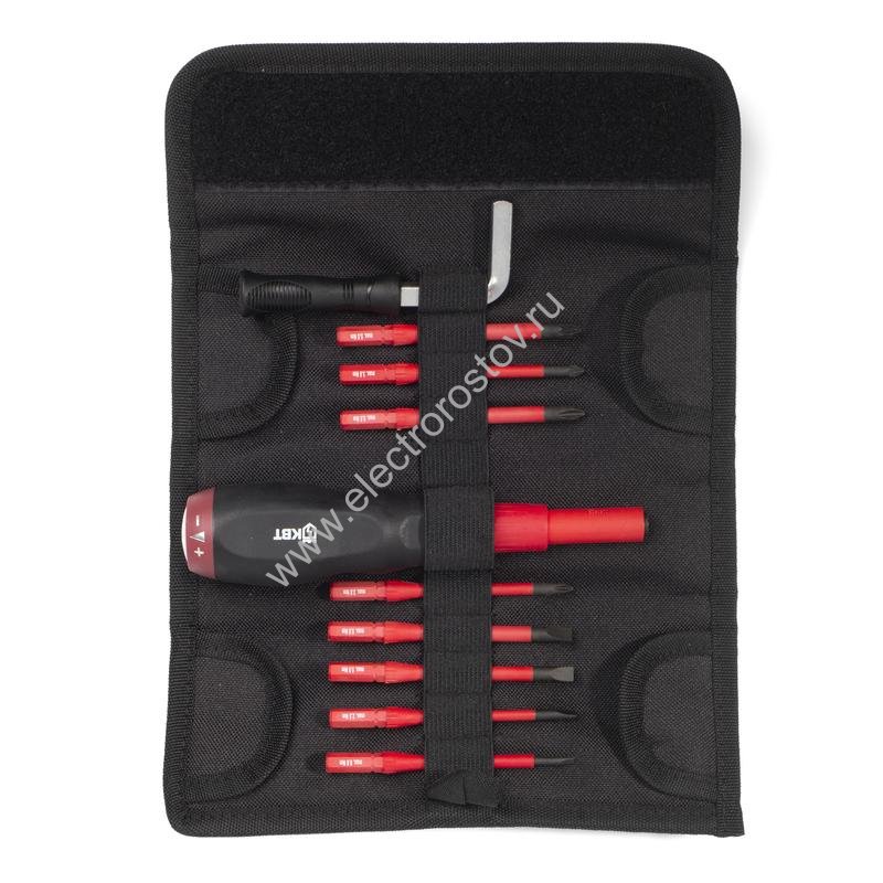 КВТ Набор диэлектр. отверток динамометр. "Слим" НИО-2208 ()