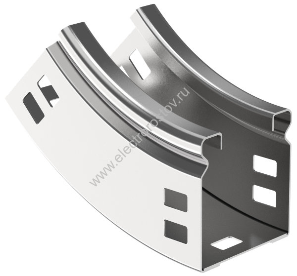 IEK ESCA Поворот плавный 45град тип В10 ESCA 50х100мм