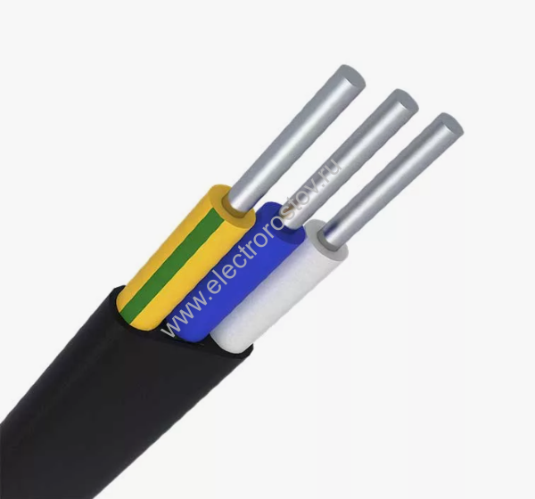 Кабель силовой алюминиевый АВВГ 3х2.5