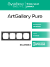 Systeme Electric ArtGallery Pure Металл Оникс Рамка 4-ая