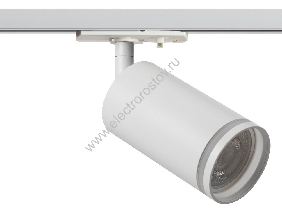 ЭРА Трековый светильник TR52 - GU10 WH однофазный под лампу GU10 матовый с полосой белый ЭРА